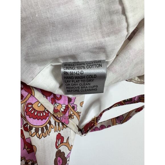 Muse Exclusively For Boston Proper Women's Dress Bandana Scarf Floral Size 8 - Picture 10 of 10